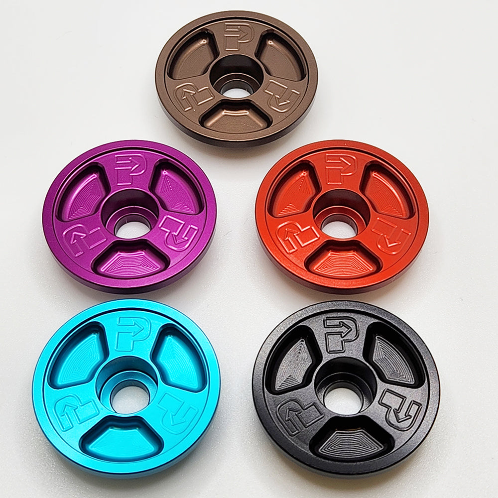 Push Industries P Icon Stem Cap Purple